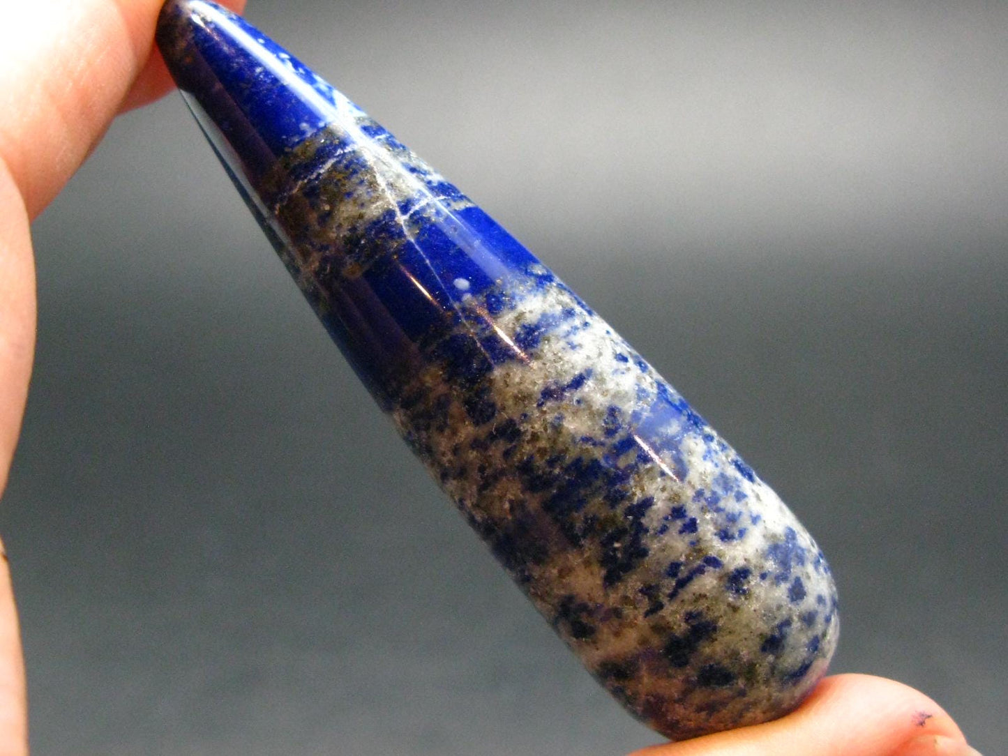 Lapis Lazuli Lazurite Wand From Afghanistan - 2.7"