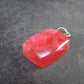 Rhodochrosite Sterling Silver Pendant from Alma Colorado - 1.2" - 7.07 Grams