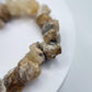 Raw Herderite Crystal Chip Bracelet – Natural Golden Stone Stretch Bracelet - Weight 28.77 g