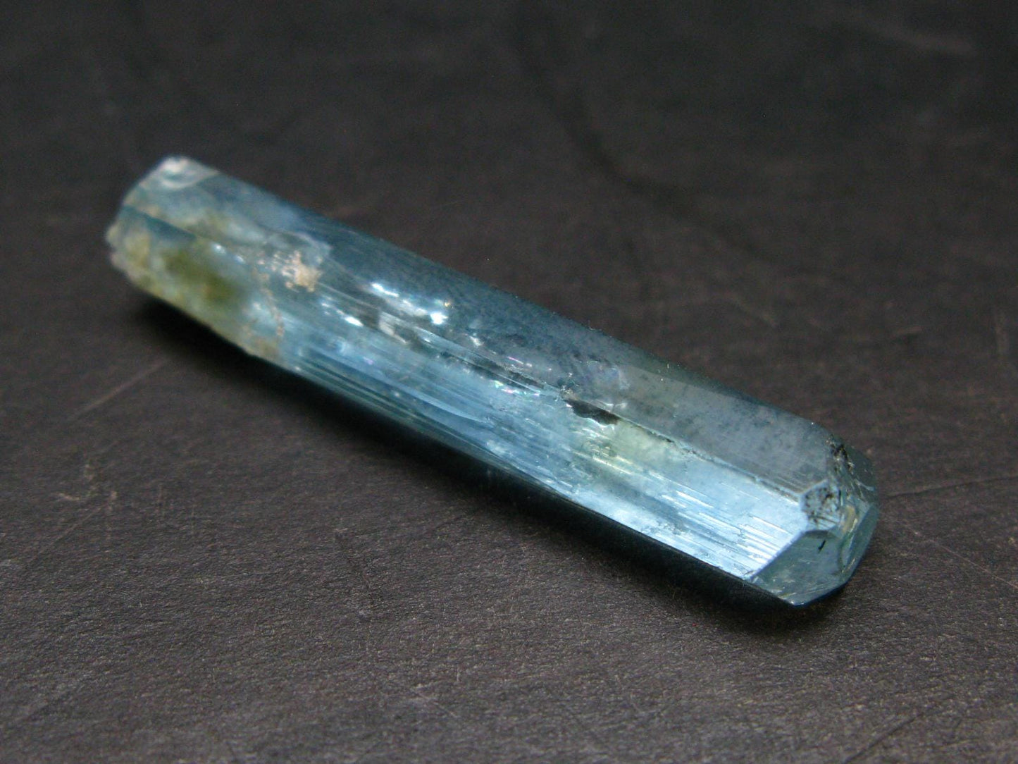 Gem Aquamarine Crystal Blue Beryl From Vietnam - 4.48 Grams - 1.5"