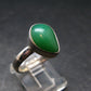 Natural Apple Green Chrysoprase 925 Sterling Silver Ring From Australia - 4.22 Grams - Size 8