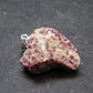 Rare Kakortokite Silver Pendant From Greenland - 4.28 Grams - 1.1"