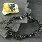 Black Spinel Genuine Bracelet ~ 7 Inches ~ 6-7mm Tumbled Beads