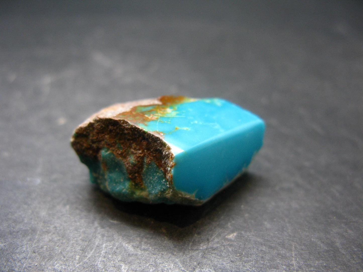 Genuine Polished Turquoise from Arizona, USA - 1.3" - 12.53 Grams