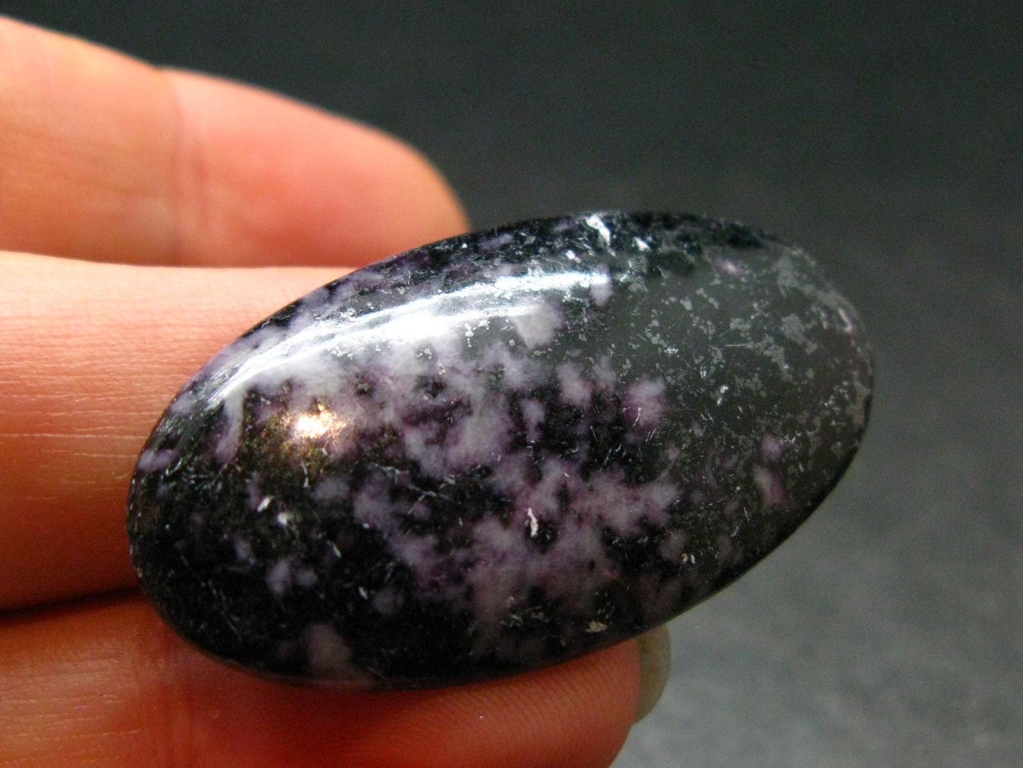 Very Rare Kammererite Chrome Clinochlore Cabochon from Turkey - 1.5" - 6.42 Grams