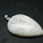 Scolecite Silver Pendant From India - 1.6"