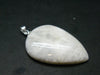 Scolecite Silver Pendant From India - 1.6"