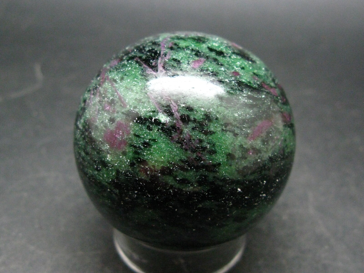 Ruby In Zoisite Sphere from India - 1.8" - 160.5 Grams