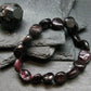 Garnet Almandine Genuine Bracelet ~ 7 Inches ~ 12mm Tumbled Beads