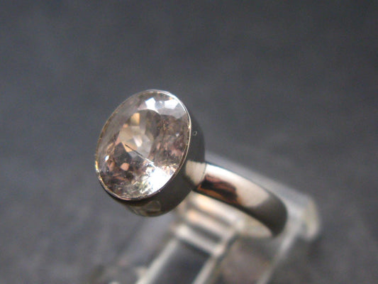 1.88 Carat Phenakite Phenacite Gem Sterling Silver Size 7 Ring from Russia - 2.22 Grams