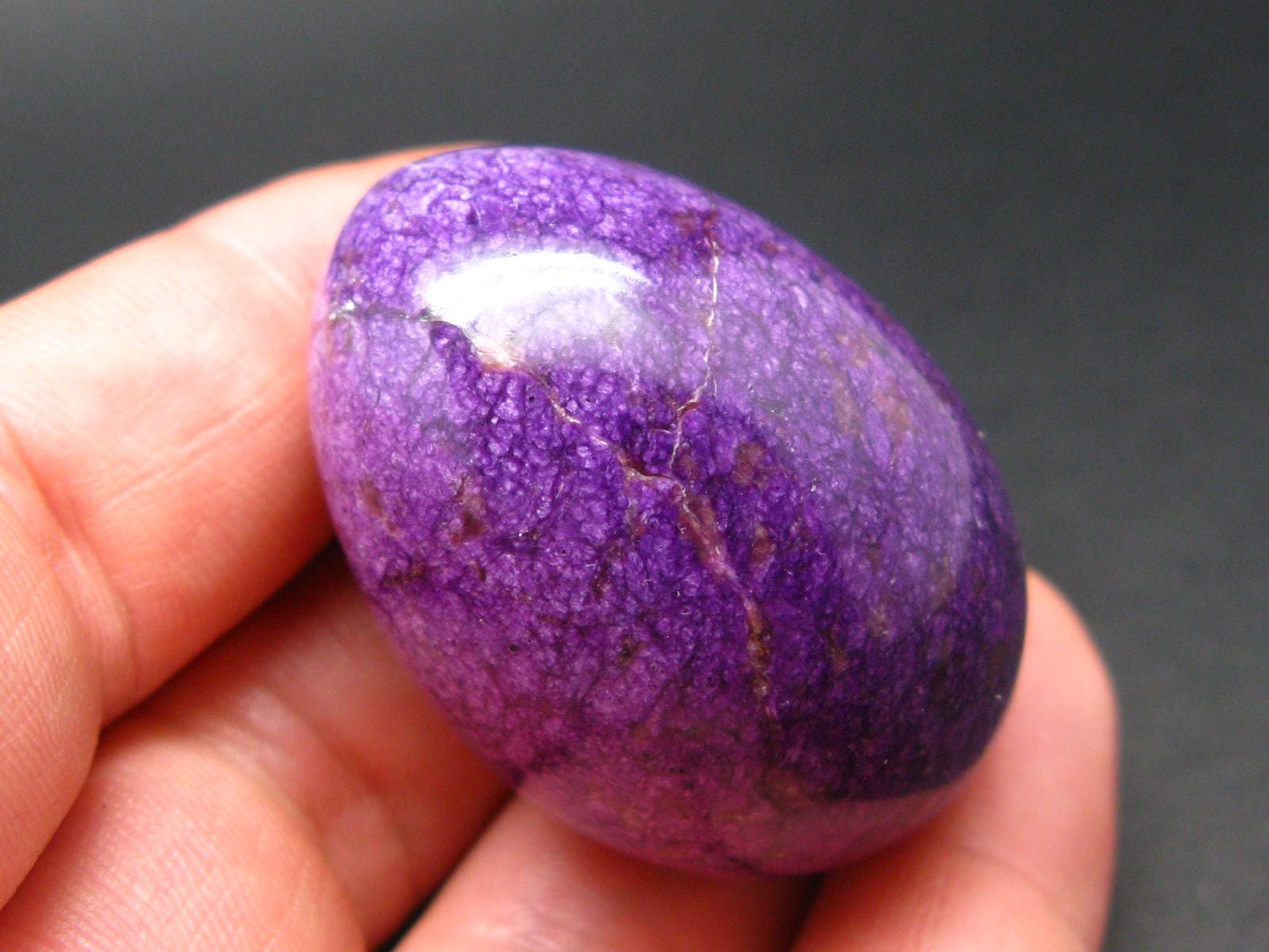 Rare Rich Purple Stichtite Egg From Russia - 1.7" - 38.61 Grams
