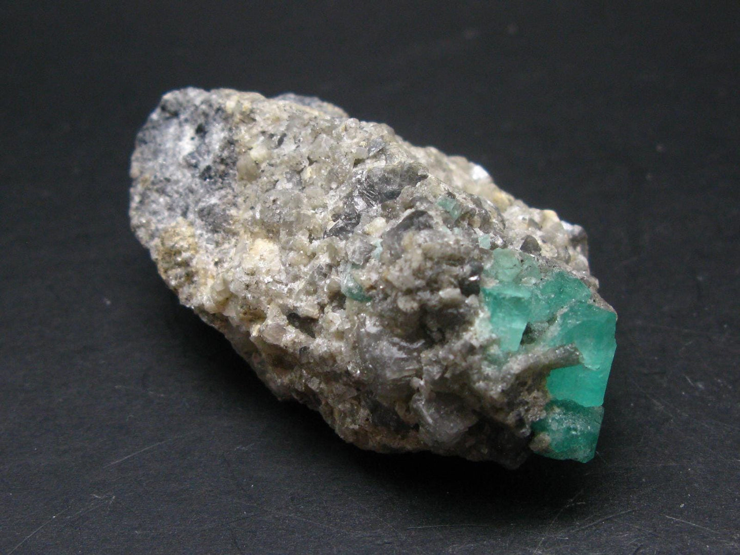 Emerald Beryl Crystal On Matrix From Colombia - 3.2"- 120.3 Grams