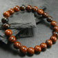 Mahogany Obsidian Genuine Bracelet ~ 7 Inches ~ 8mm Round Beads