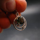 Moldavite Tektite Silver Pendant from Czech Republic - 0.9" - 2.00 Grams