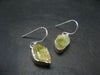 Brazilianite Silver Earrings From Brazil - 1.1" - 4.0 Grams