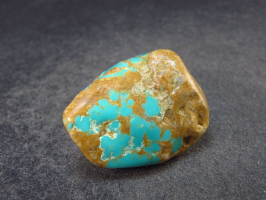 Genuine Tumbled Turquoise from Arizona, USA - 1.2" - 10.6 Grams