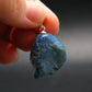 Shattuckite Silver Pendant from Namibia - 1.2" - 7.92 Grams