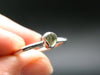 Cute Gem Faceted Moldavite Sterling Silver Ring From Czech Republic - Size 7.75 - 1.0 Grams