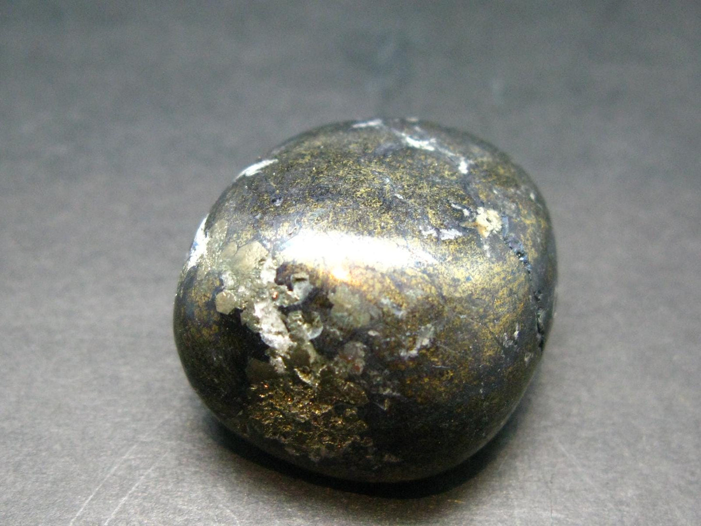 Covelite Covellite Tumbled Stone From Peru - 1.1" - 28.39 Grams