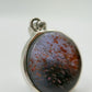 Lattice Sunstone Pendant Natural Gemstone Silver Necklace Red Green Stone Healing Crystal Jewelry Gift