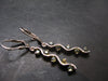 Moldavite Tektite Silver Earrings from Czech Republic - 3.72 Grams