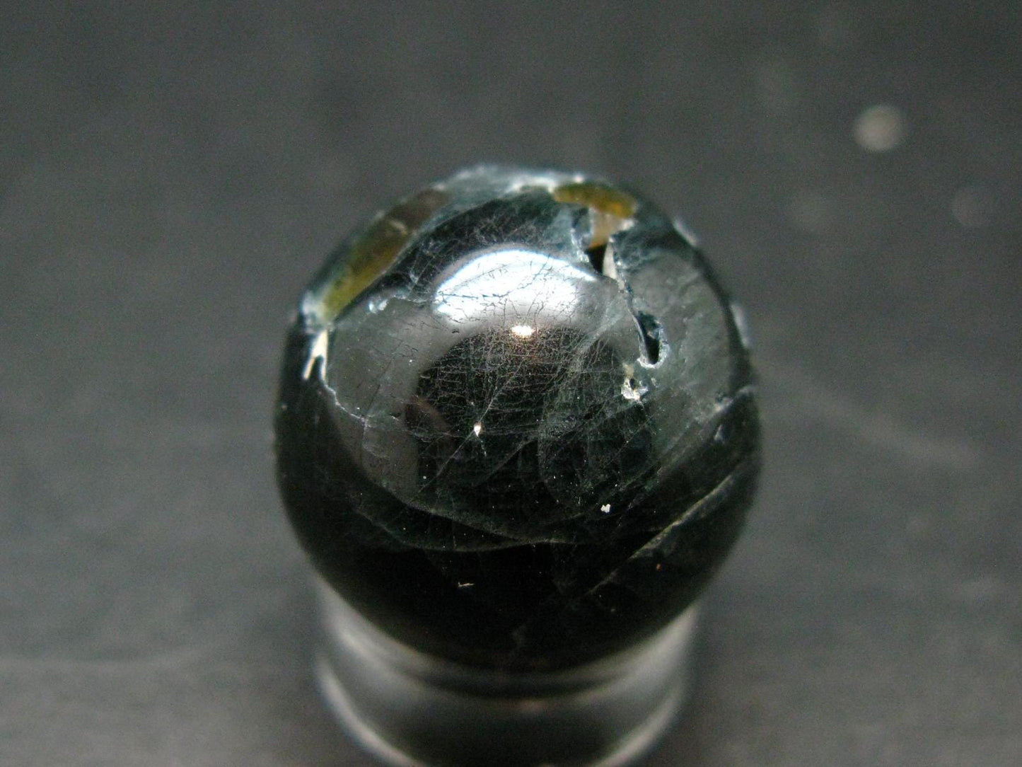 Genuine Blue Spinel Sphere Ball From Madagascar - 1.9cm - 61.65 Carats
