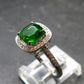 Helenite Gaia Stone Gem Sterling Silver Ring From Washington - Size 7 - 2.56 Carats