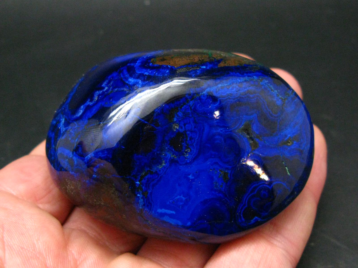 Azurite Crystal Polished Stone From Russia - 2.8" - 211.20 Grams