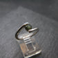 Moldavite Sterling Silver Ring From Czech Republic - Size 9 - 2.47 Grams