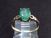 Precious 1.35 Carat Emerald Ring in 14k Gold - Size 6