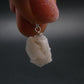 Rare Clear Natrolite Crystal Silver Pendant From Tanzania - 0.8" - 1.23 Grams