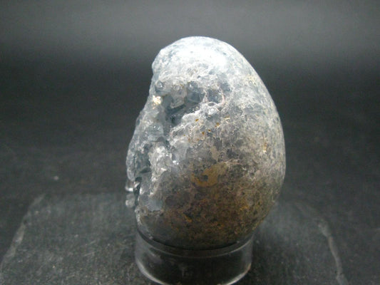Natural Sky Blue Celestite Celestine Egg from Madagascar - 2.1"