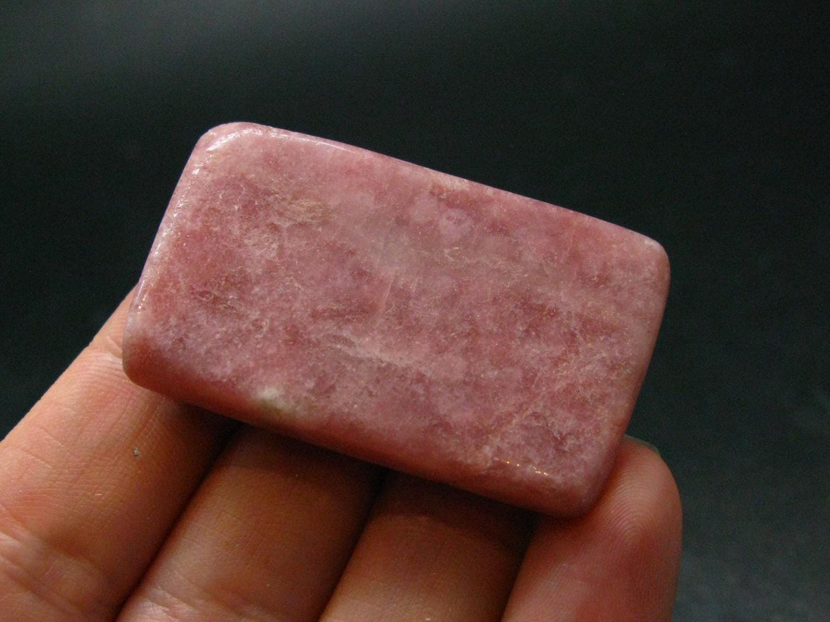 Rare Pink Petalite Tumbled Stone From Canada - 1.7" - 13.81 Grams