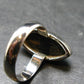 Real!! Very Rare Nuumite Nuummite Sterling Silver Ring from Greenland - 4.59 Grams - Size 6