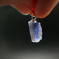 Tanzanite Pendant In Sterling Silver From Tanzania - 0.8" - 1.35 Grams