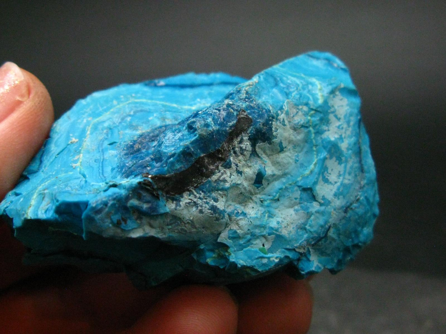 Raw Chrysocola Piece from Peru - 2.2" - 56.09 Grams