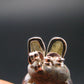Rare Agni Gold Danburite Silver Studs From Tanzania - 1.08 Grams - 0.5"