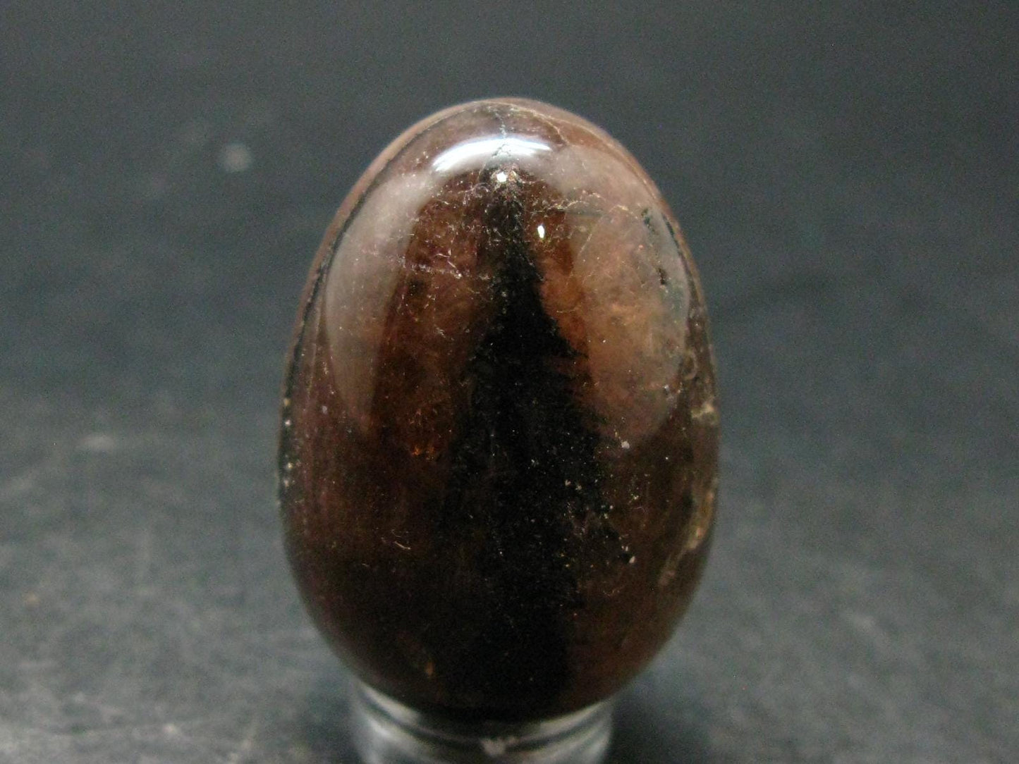 Chiastolite Variety of Andalusite Egg from China - 1.3"