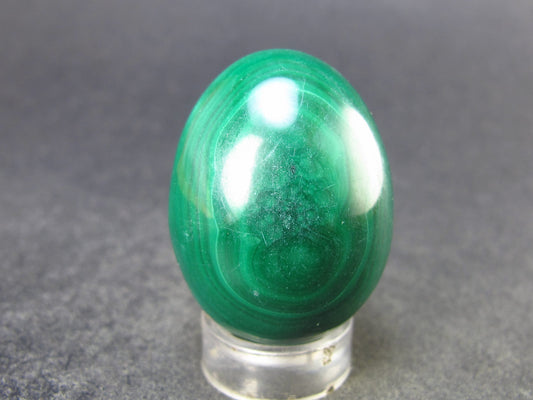 Malachite Egg Carving From Congo - 1.2" - 30.8 Grams