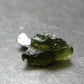 Moldavite Tektite Silver Pendant from Czech Republic - 0.8" - 1.22 Grams