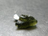 Moldavite Tektite Silver Pendant from Czech Republic - 0.8" - 1.22 Grams