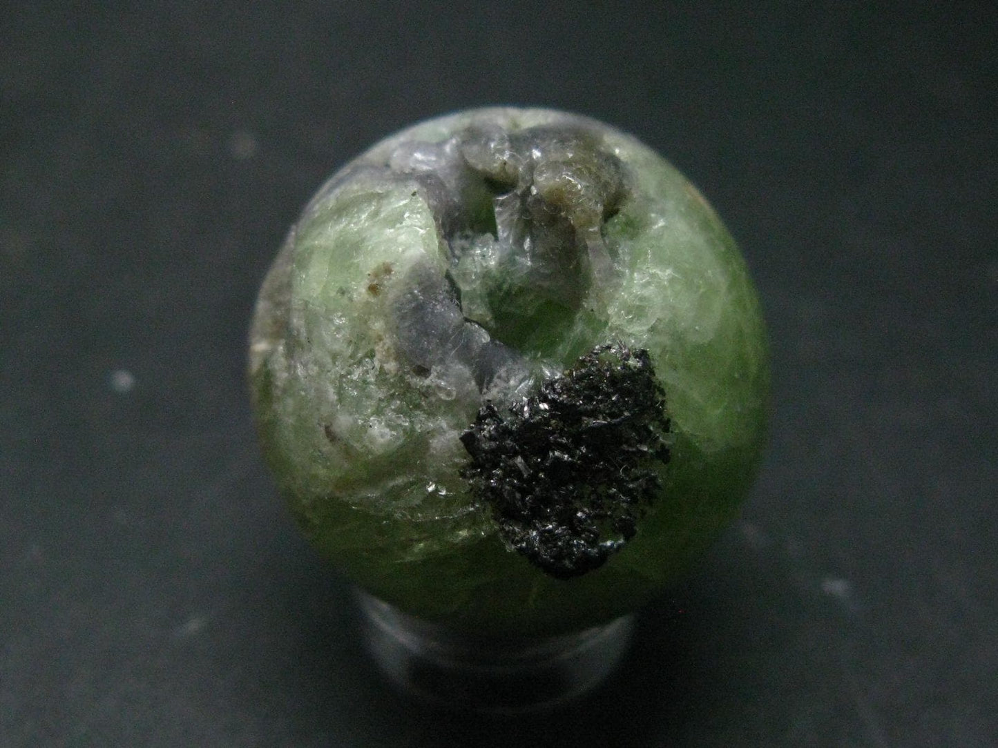 Rare Tsavorite & Tanzanite Sphere Ball From Tanzania - 27.7 Grams - 1.0"