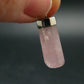 Very Nice Pink Morganite Silver Pendant From Brazil - 1.3" - 2.94 Grams