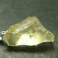 Gem Libyan Desert Glass Tektite Pendant Sterling Silver from Libya - 1.3" - 5.38 Grams