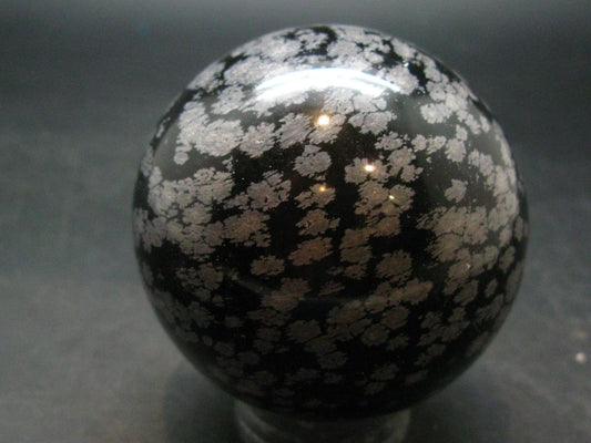 Snowflake Obsidian Sphere From Mexico - 2.4"