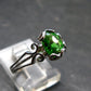 Helenite Gaia Stone Gem Sterling Silver Ring From Washington - Size 8 - 1.2 Carats