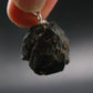 Sharp Black Melanite Andradite Garnet Silver Pendant From Mali - 0.9" - 10.40 Grams