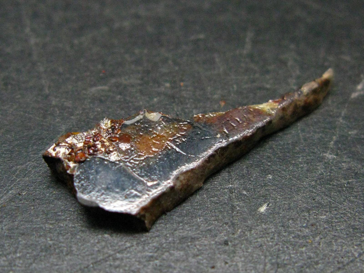 Large Sericho Meteorite Pallasite Olivine Slice From Kenya - 0.8" - 0.88 Grams
