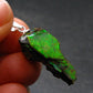 Ammolite Amolite Silver Pendant From Alberta Canada - 1.3" - 2.90 Grams