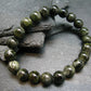 Green Gem Tourmaline Genuine Bracelet ~ 7 Inches ~ 9mm Round Beads